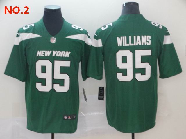 Men's New York Jets #95 Quinnen Williams Jersey NO.2;